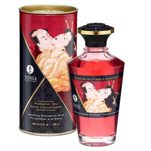 Shunga Aphrodisiac Warming Oil Sparkling Strawberry Wine...