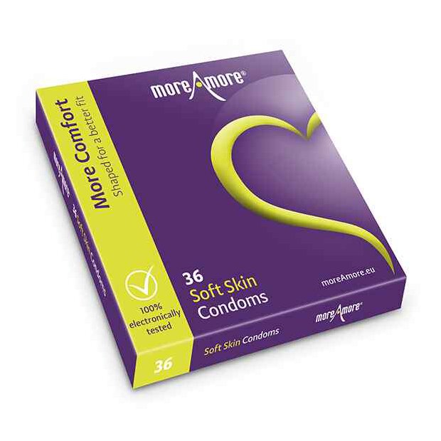 MoreAmore Condom Soft Skin 36 pcs