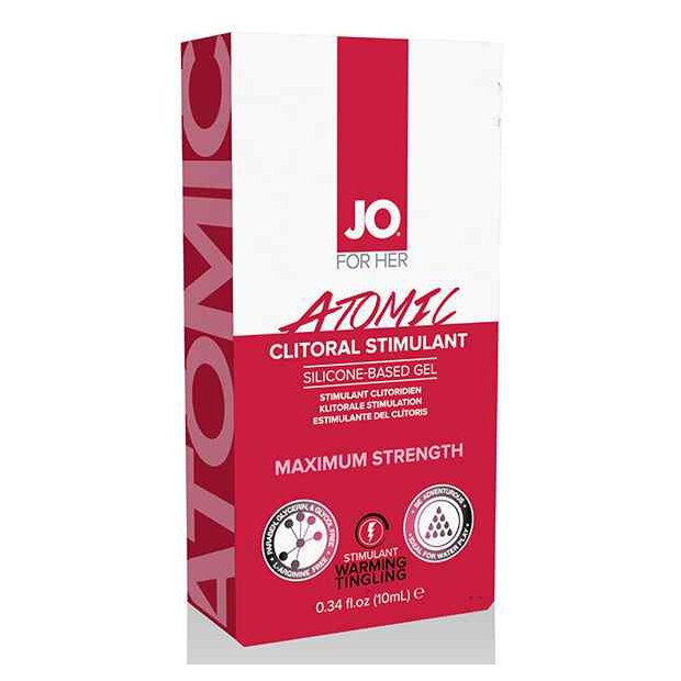System JO For Her Clitoral Stimulant Warming Atomic 10 ml