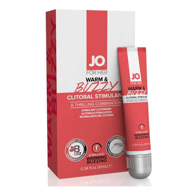 System JO For Her Clitoral Stimulant Warming Warm & Buzzy Original 10 ml
