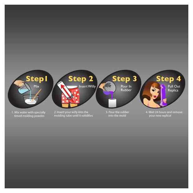 Clone-A-Willy Kit Neon Purple