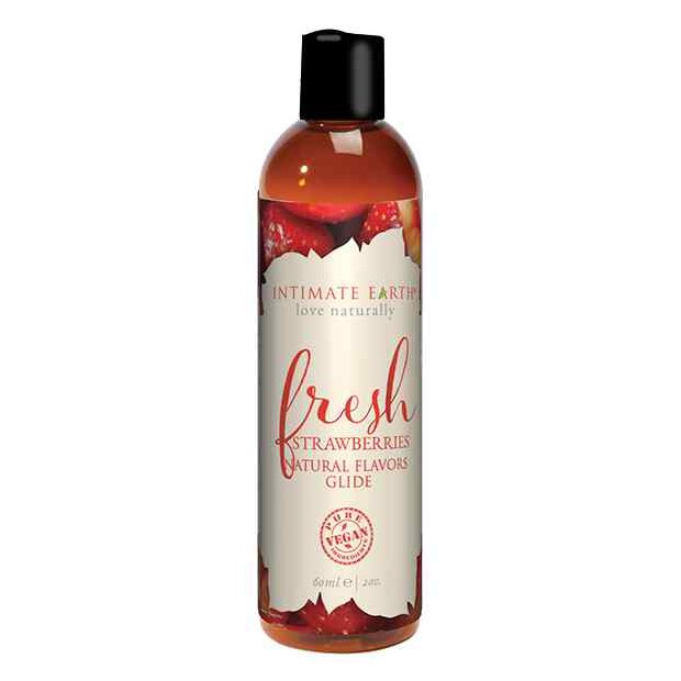 Intimate Earth - Natural Flavors Glide Fresh Strawberries 60 ml