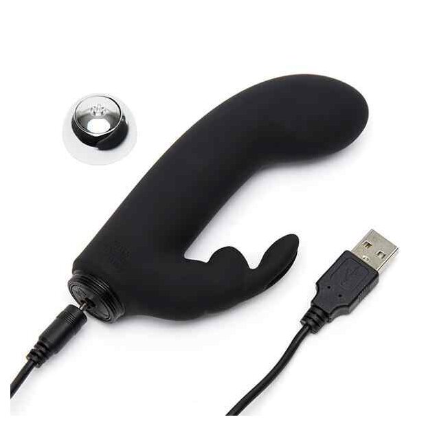 Fifty Shades of Grey - Greedy Girl Rechargeable Mini Rabbit Vibrator