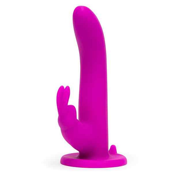 Happy Rabbit Vibrating Strap-On Harness Set Purple