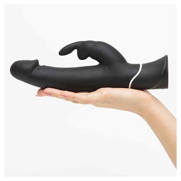 Happy Rabbit Realistic Rabbit Vibrator Black
