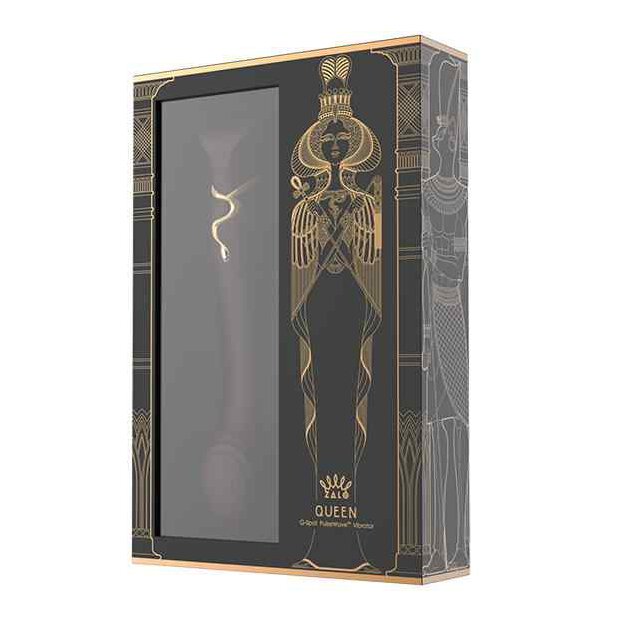 Zalo Queen Set G-Spot Pulsewave Vibrator Wine Red