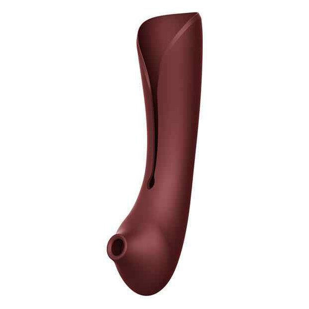 Zalo Queen Set G-Spot Pulsewave Vibrator Wine Red