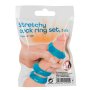 Stretchy cock ring set