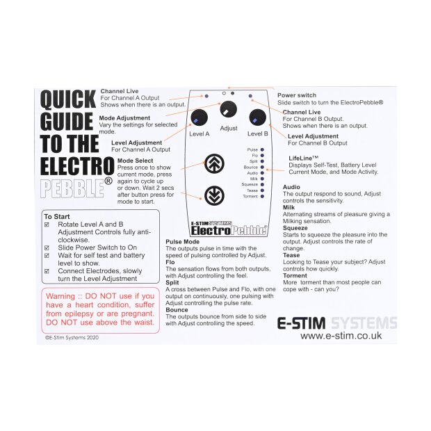 E-Stim Box ElectroPebble