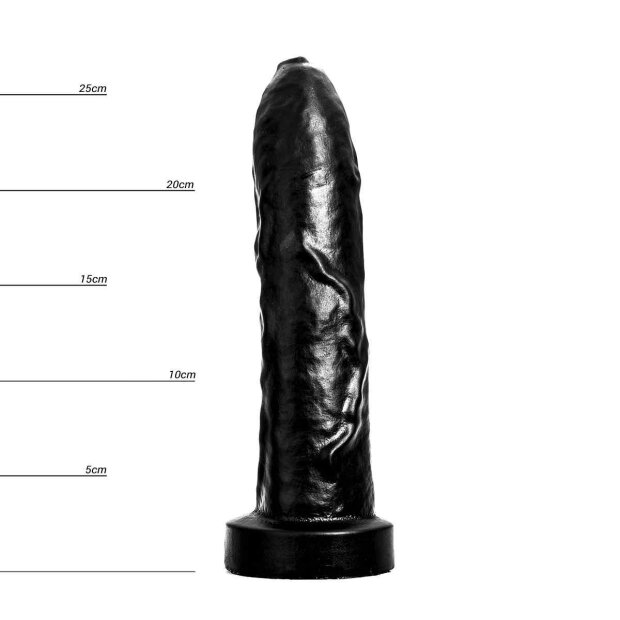 Hung System Uncut Black Dildo