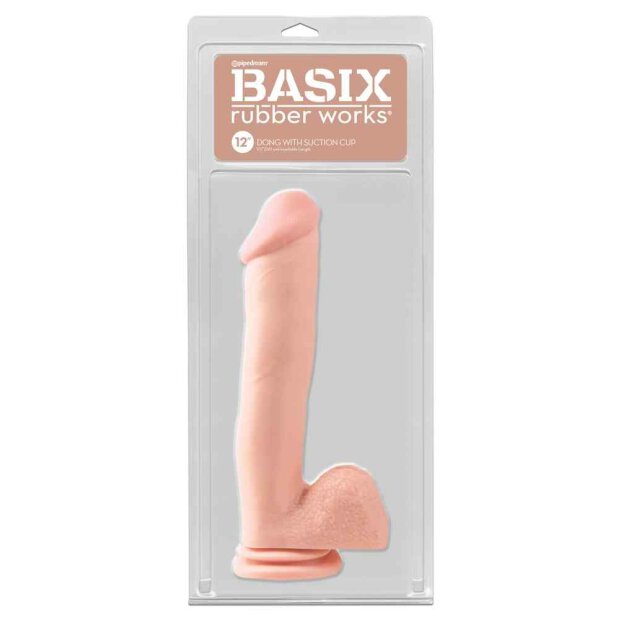 Basix 12 Dong with Suction Cup