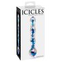 Icicles No. 8 Clear/Blue