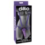 Dillio 7“ strap-on suspender harness set purple