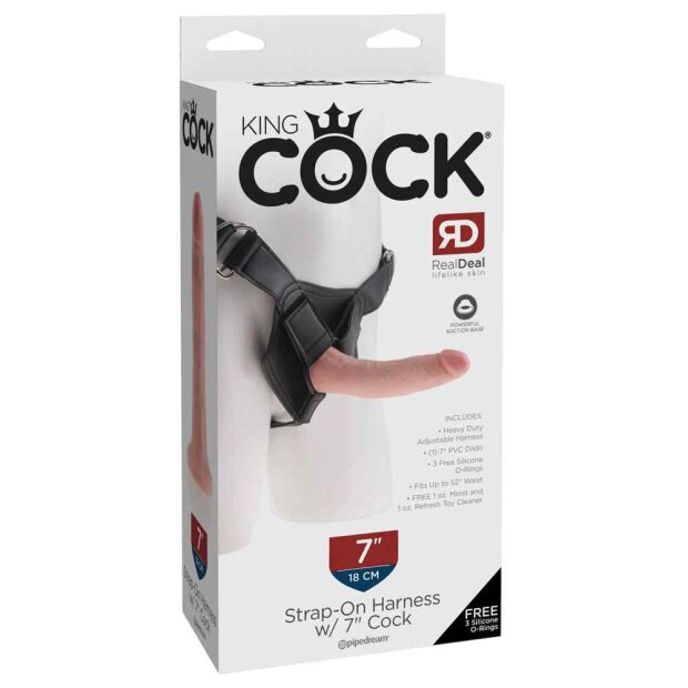 King Cock Strap-on with 7 Inch