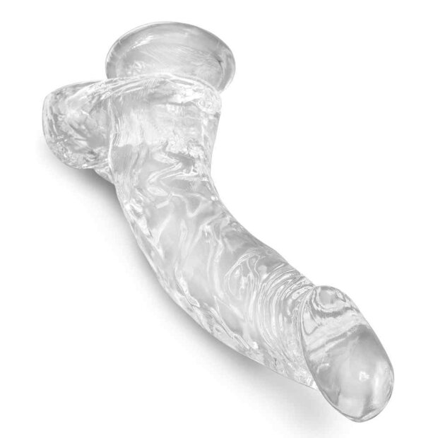 King Cock - Clear Cock with Balls 22cm