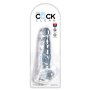 King Cock - Clear Cock with Balls 22cm
