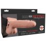 7“ Hollow Rechargeable Strap-on with Balls