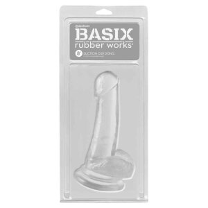 Basix Dong Suction Cup Clear 20,5 cm