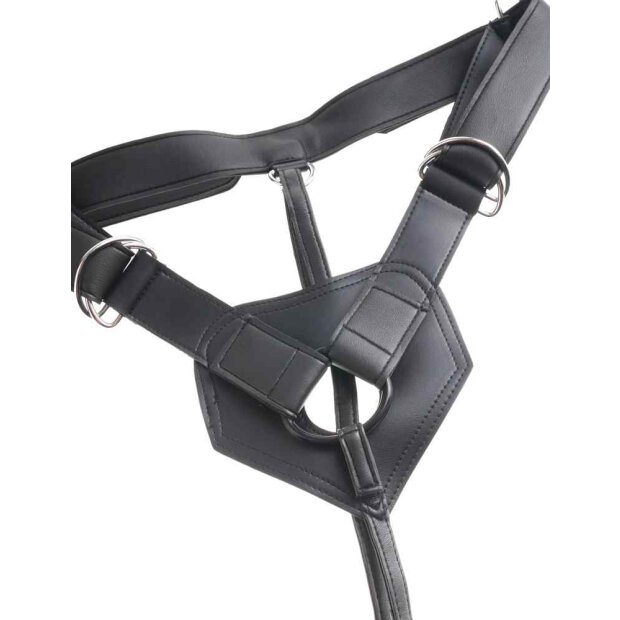 King Cock Strap-on Harness with 9 Inch Cock Flesh