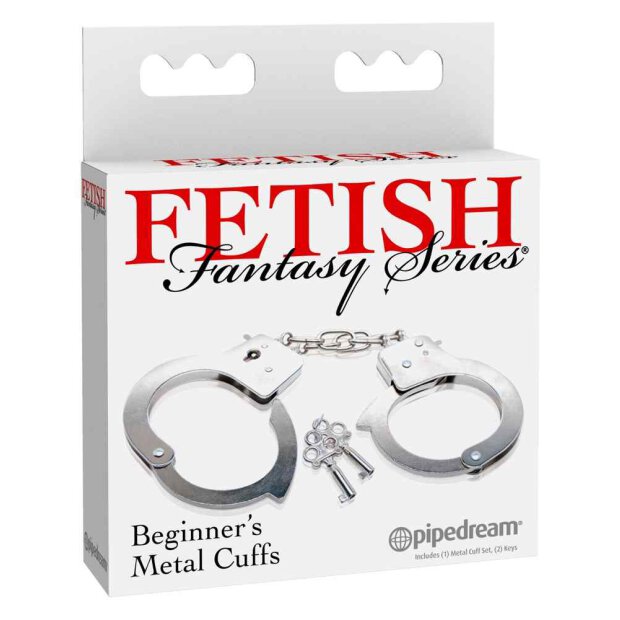 Fetish Fantasy Beginner’s Metal Cuffs