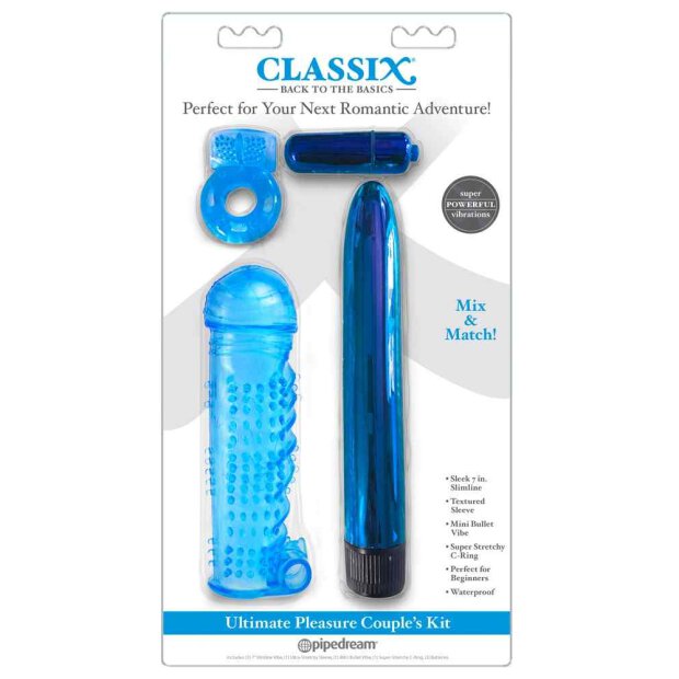 Classix Ultimate Pleasure Couple?s Kit Blue