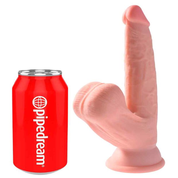 King Cock - Triple Density Cock with Swinging Balls 19,5 cm