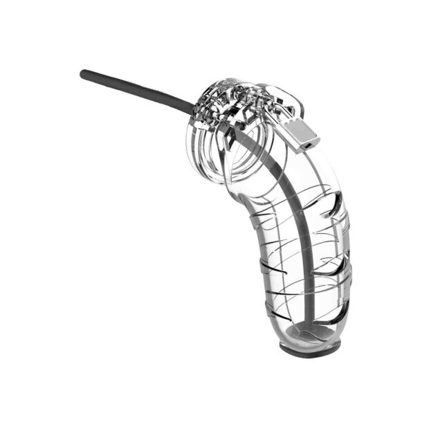 Model 17 - Chastity - 5.5&quot; - Cage with Silicone...