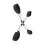 Velcro Hand and Leg Cuffs - Black