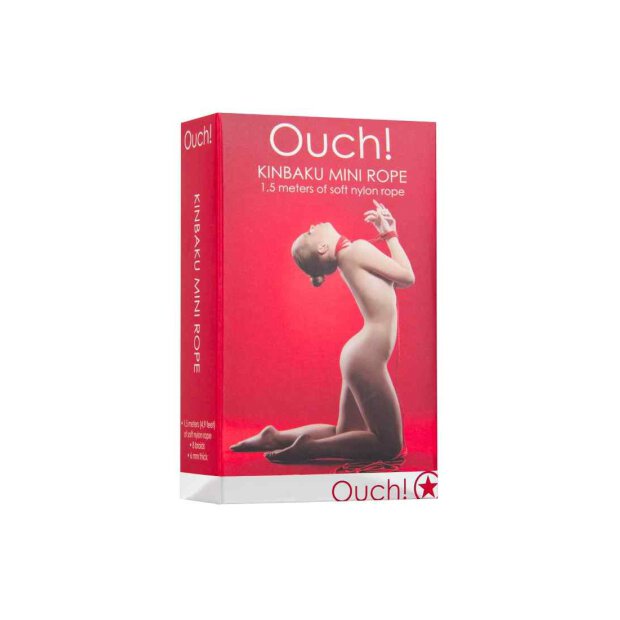 Kinbaku Mini Rope - 1,5m - Red