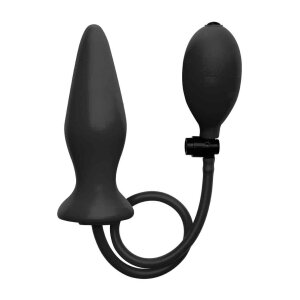 Inflatable Silicone Plug - Black