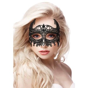 Empress Black Lace Mask  - Black