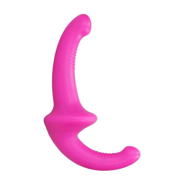 Silicone Strapless Strapon - Pink