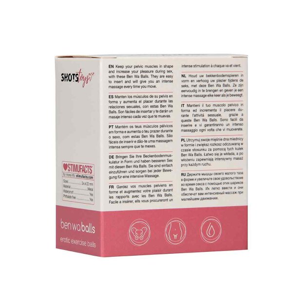 Ben Wa Balls Medium Weight Silver