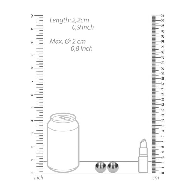 Ben Wa Balls Medium Weight Silver