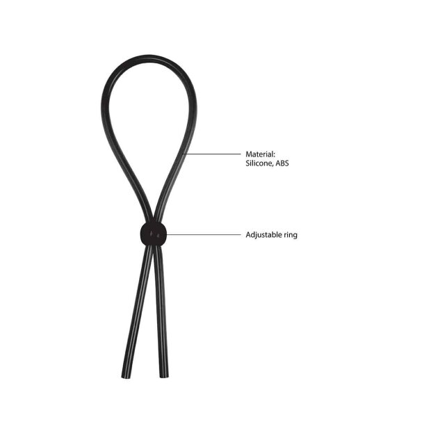 Erektion Booster schwarz Penisring