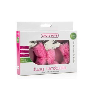 Furry Handcuffs Pink
