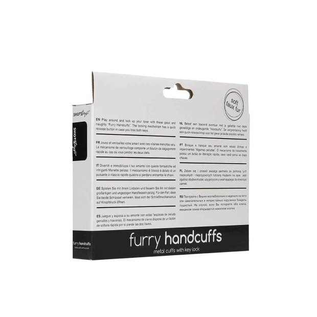 Furry Handcuffs Black
