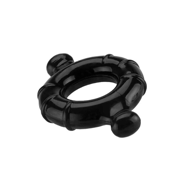 Gummy Ring Penisring Medium Black