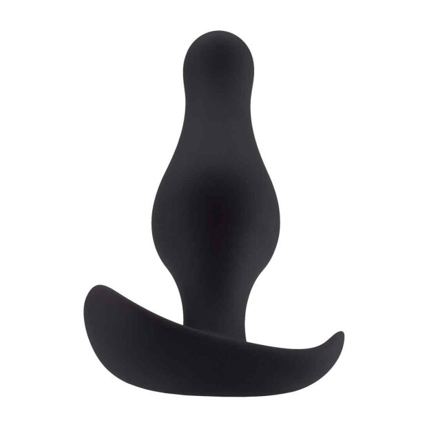 Butt Plug with Handle Small Black 2,8 cm