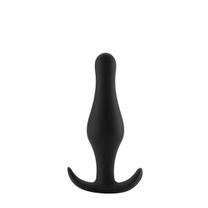 Butt Plug with Handle Small Black 2,8 cm