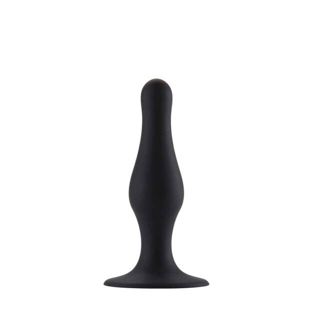 Butt Plug with Suction Cup Small Black