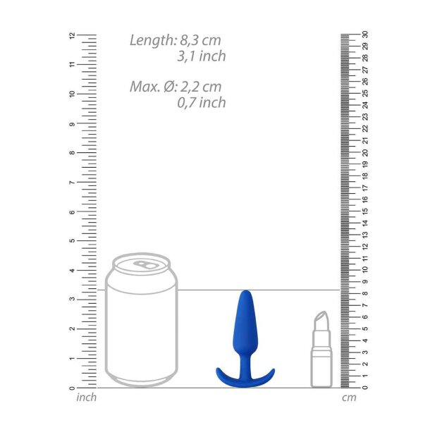 Slim Butt Plug Blue