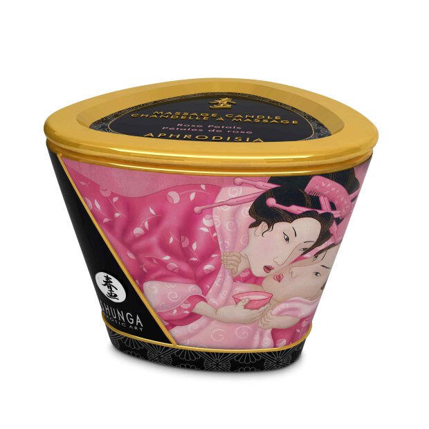 Shunga - Massage Candle Rose Petals 170 ml
