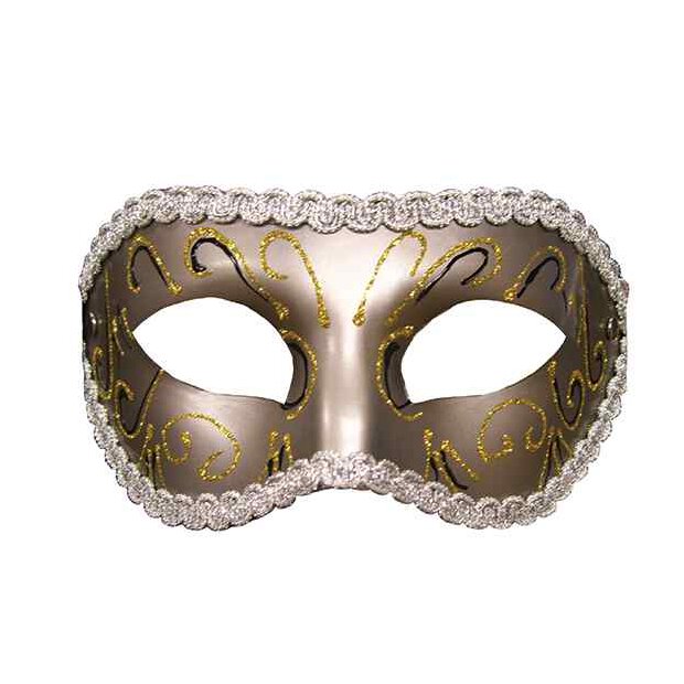 S&M Grey Masquerade Mask