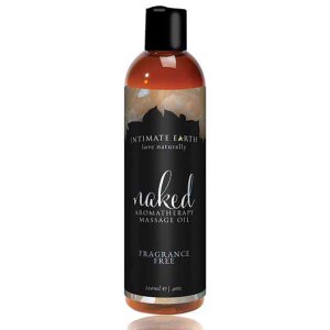 Intimate Earth Massage Oil Naked Unscented 120 ml
