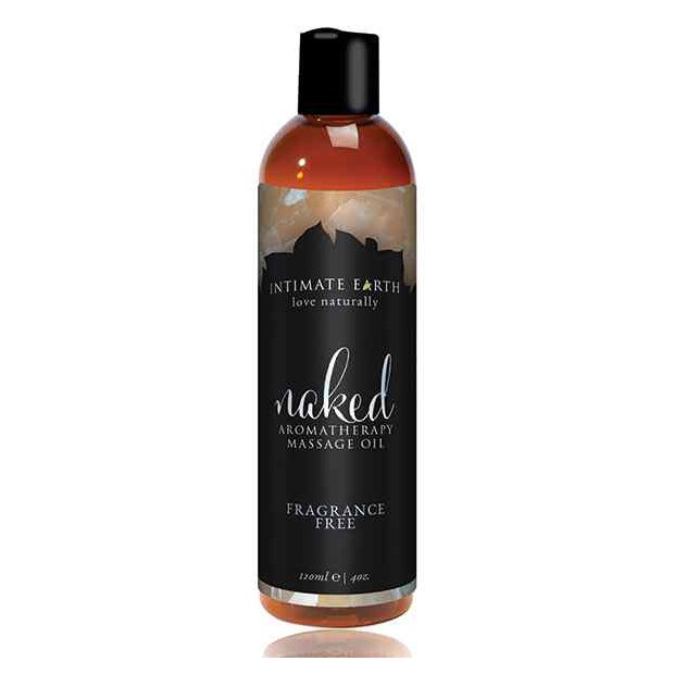 Intimate Earth Massage Oil Naked Unscented 240 ml