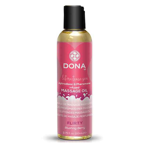 Dona Scented Massage Oil Blushing Berry 110 ml