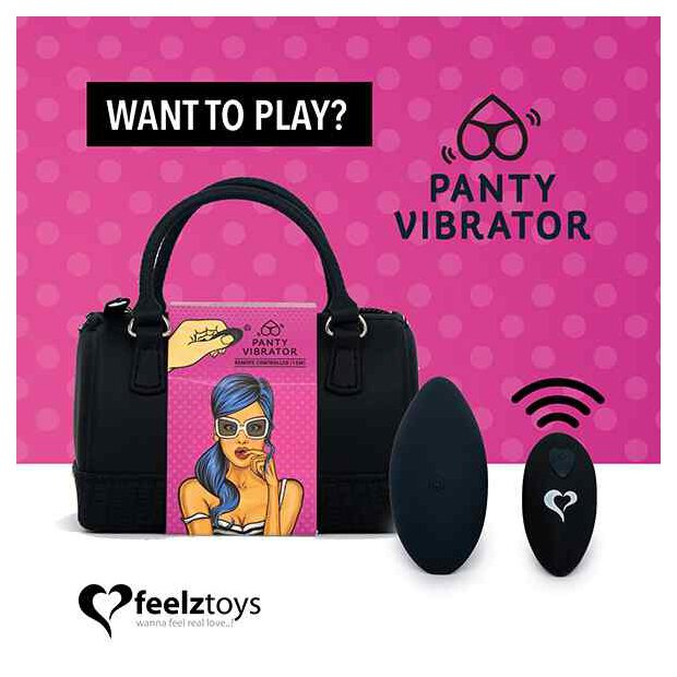 FeelzToys - Panty Vibe Remote Controlled Vibrator Black