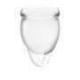 Satisfyer - Feel Confident Menstrual Cup Set Transparent