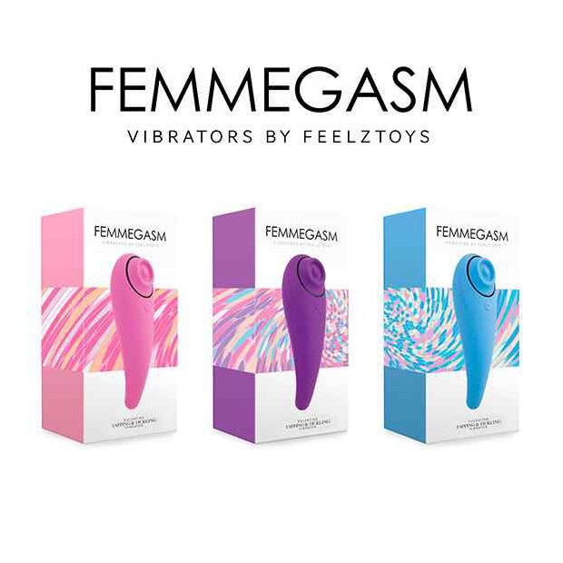 FeelzToys - FemmeGasm Tapping & Tickling Vibrator Pink